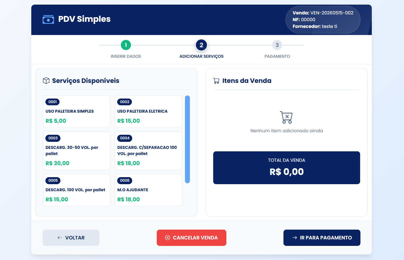 Sistema de PDV Simpls